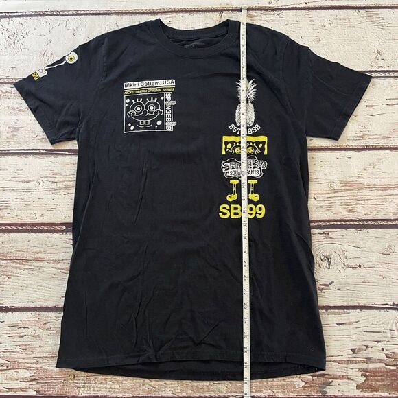 SpongeBob Nickelodeon Bikini Bottom‎ SB-99 EST. 1999 Medium Short Sleeve Shirt - Picture 4 of 7
